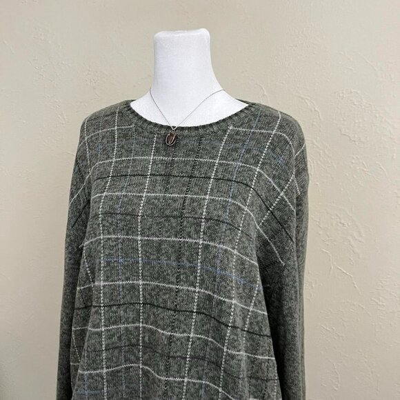 vintage 90s grid indie skate sweater - Picture 3 of 8